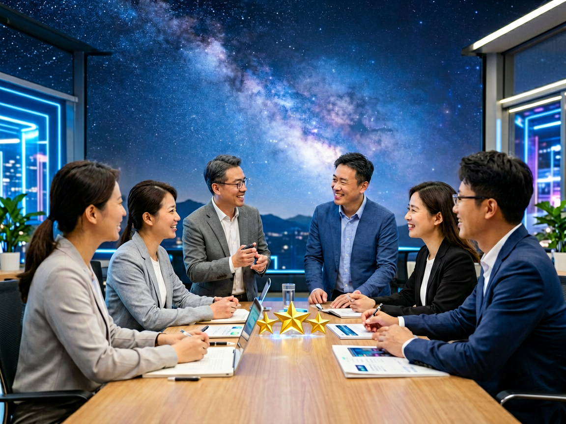 星空中国与行业合作伙伴交流对接场景